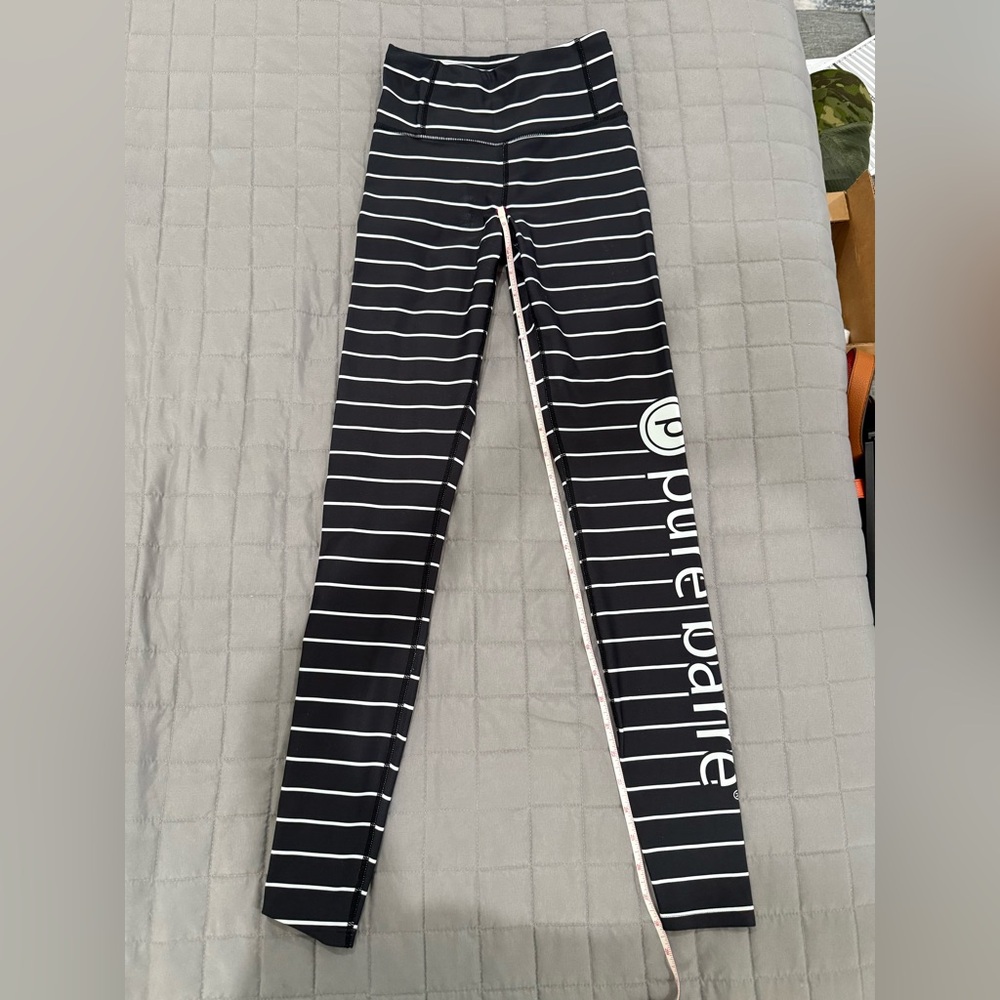 Pure Barre Black and White Leggings
